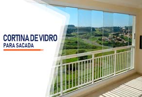 Cortina de Vidro para Sacada Macapá Boné Azul AP